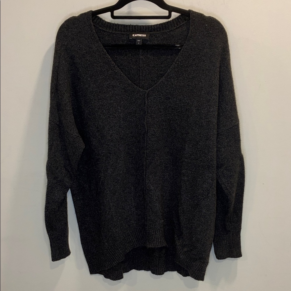 Express Wool Blend V-Neck Sweater Size Medium